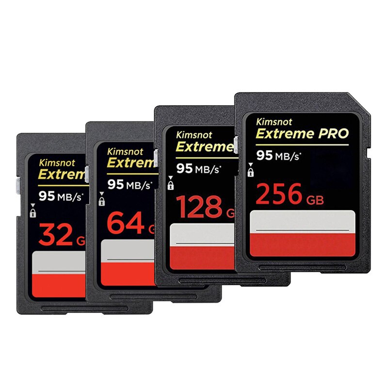 Kimsnot 633X64Gb Sdxc Geheugenkaart 256Gb 128Gb 32Gb 16Gb Sdhc Sd-kaart hoge Snelheid 95 Mb/s UHS-1 Voor Dslr Camera