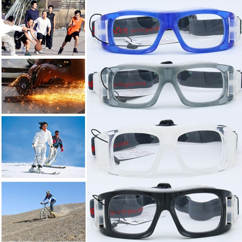Sportsbriller eksplosionssikre briller beskyttende basketball fodbold bærbare sportslinser briller stødsikker øjetsikkerhed