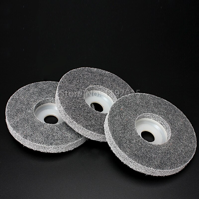 ZtDpLsd 1 Stücke 4 "Nylon Polierscheibe Schleifscheibe Durchmesser 100mm Faser Schleifscheibe für Metalle Keramik Marmor holz Handwerk
