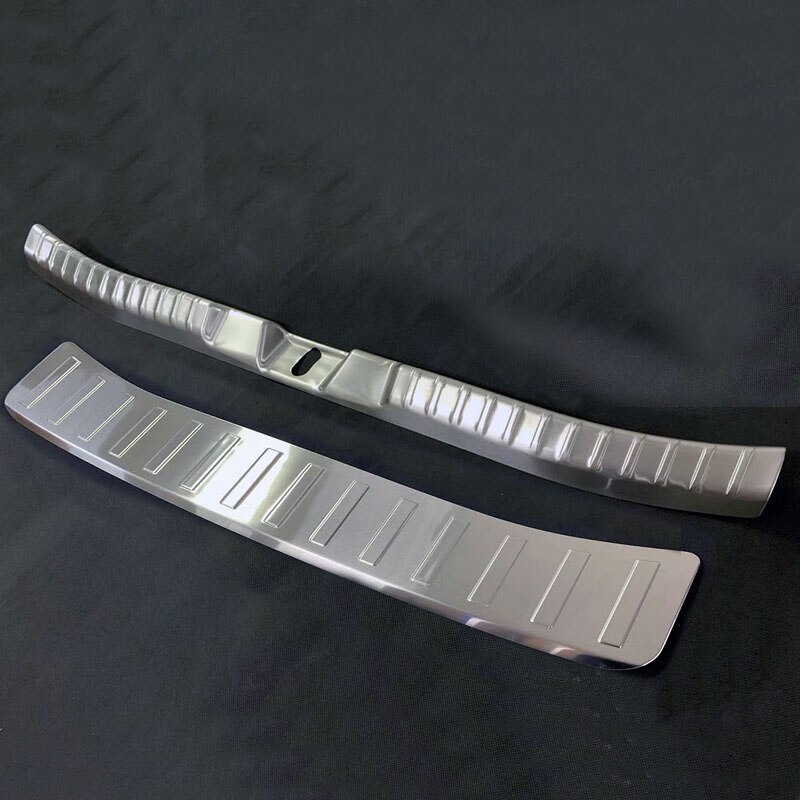 For Toyota Corolla Sport Hatchback Car Trunk Guard Plate Sticker Rear Bumper Steel Anti Scuff Protectors Trim Cover: Yellow