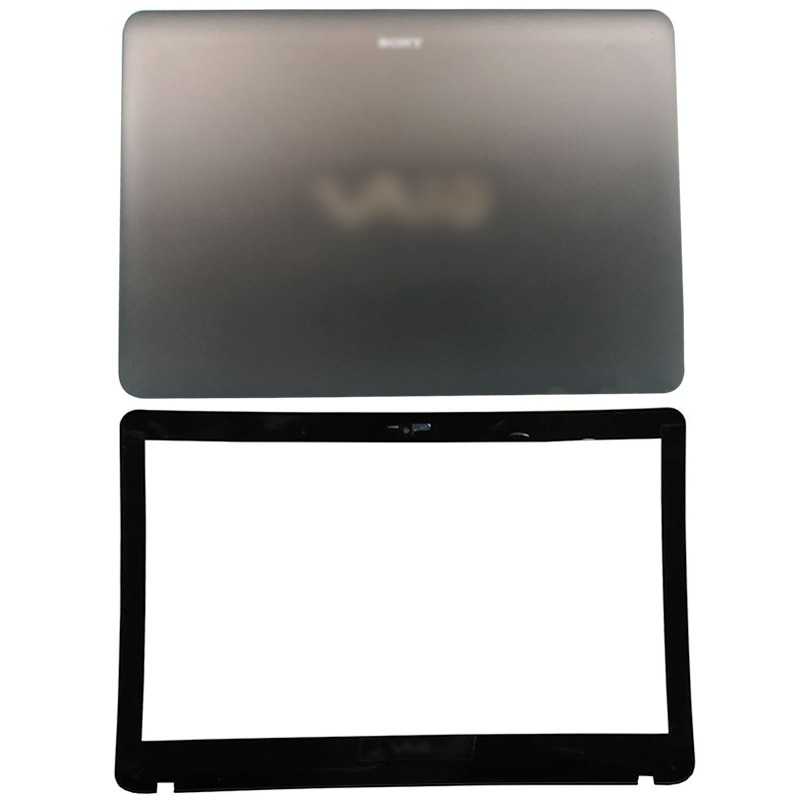 Funda de portátil negra para Sony Vaio SVF15, SVF152, SVF153, SVF152A23T, SVF15, FIT15, cubierta trasera LCD no táctil, bisel frontal y bisagras