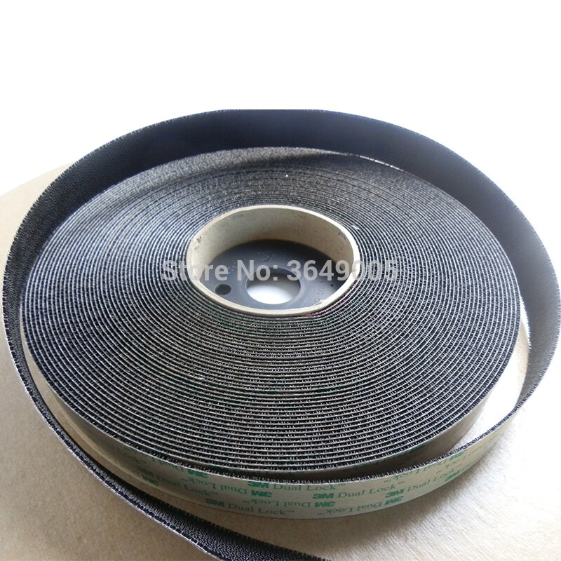 3m Dual Lock Low Profile Reclosable Fastener Sj4575, Black, Polyolefin