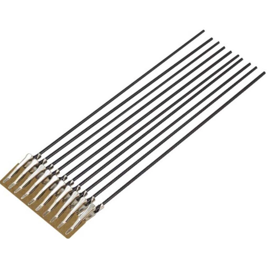 Metal Wire Alligator Clip with Base, Long Shank, Note Clip for