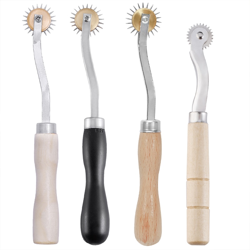 RORGETO Spacing Wheel Tracing Wheel Leather Stitch Spacing Wheel Stitch Marking Spacer for DIY Leather Crafts