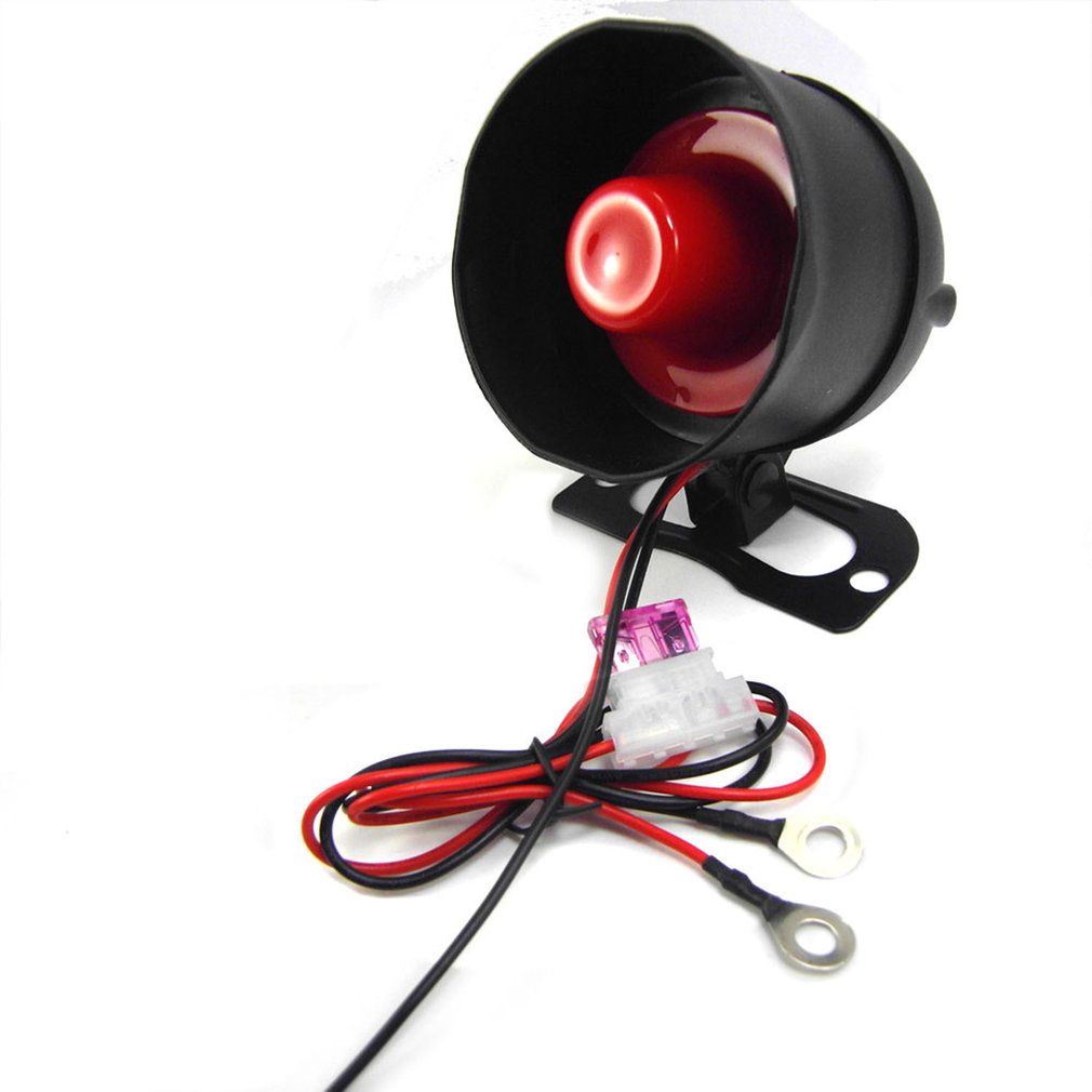 M810-8115 12V Car Alarm System One Way Vehicle Burglar Alarm Security Protection &amp; 2 Remote Control Auto Burglar
