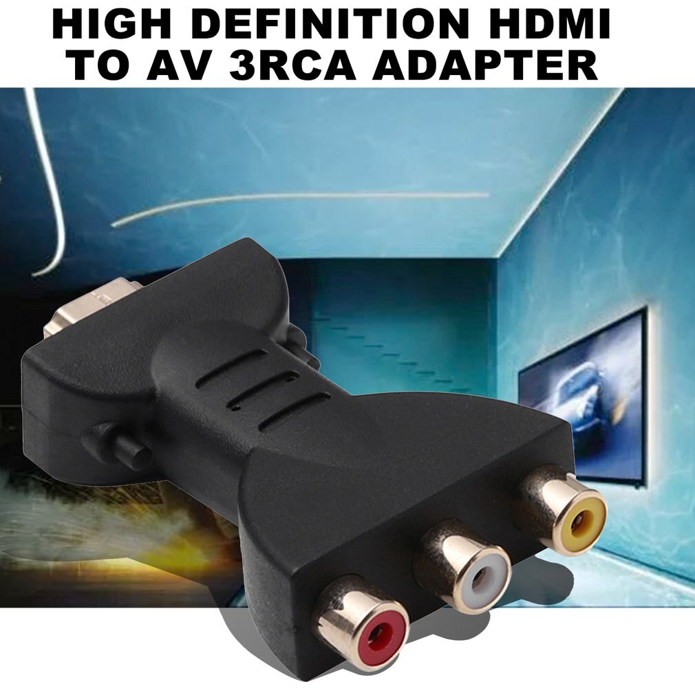Av Digitale Signaal Hdmi-Compatibel 3 Rca Audio Adapter Component Converter Video Audio Adapter Av Component Converter