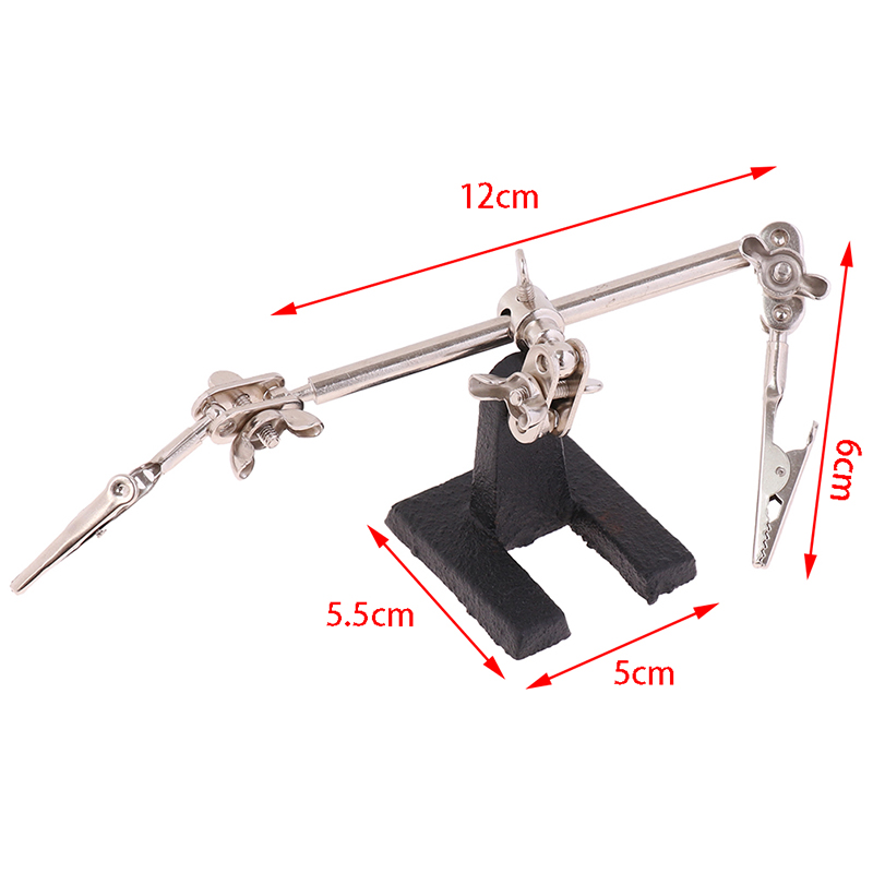 Pince de support de fer à souder de troisième main, mains secourables, outil de clip, support de circuit imprimé, circuits électriques, passe-temps: Default Title