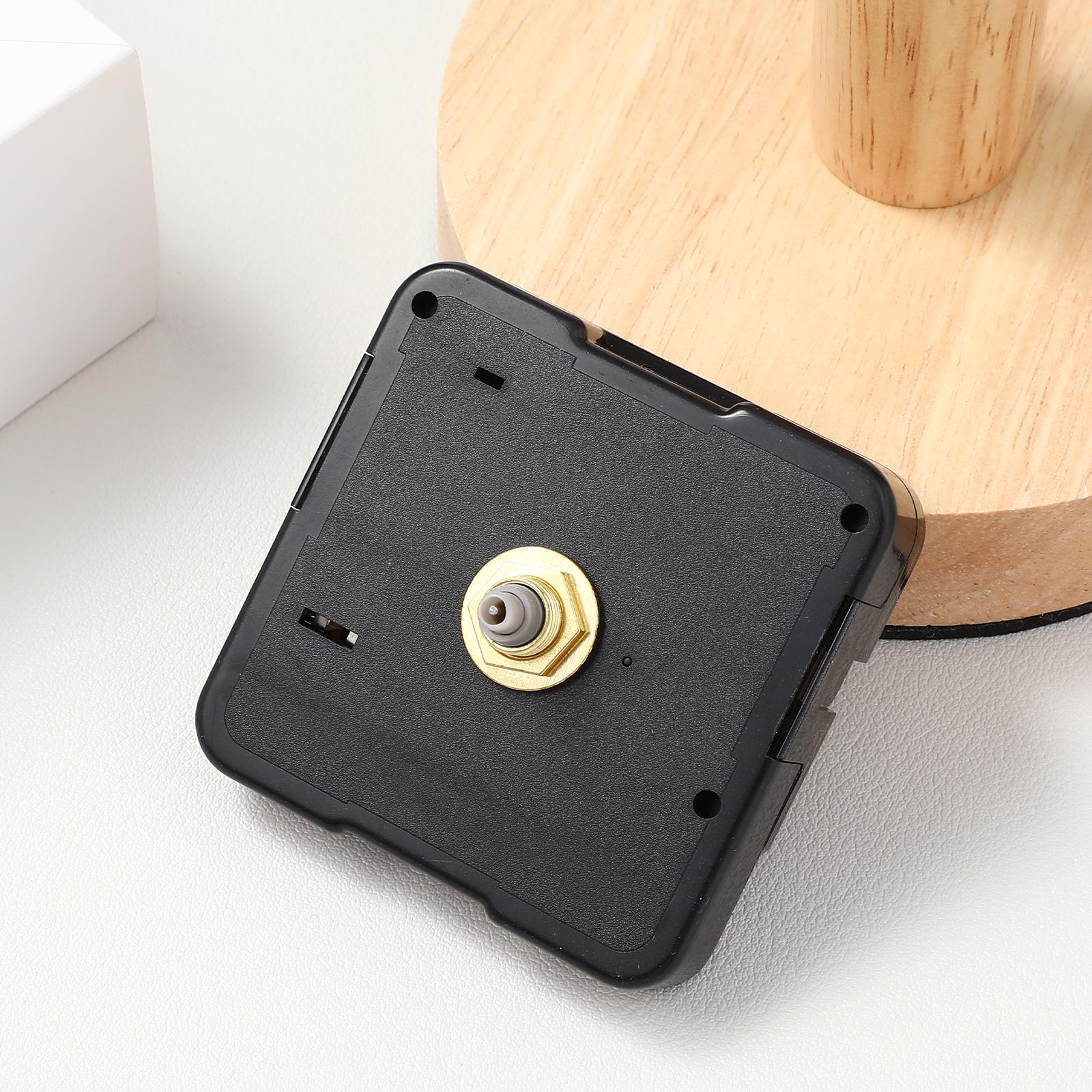 Quartz Clock Movement Black ABS Material 56x56x16mm Operated Wall Clock Mechanism Replacement DIY Supplies