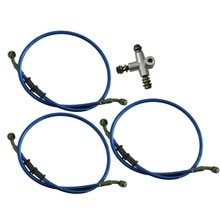 3 Way Adaptor & 3x 110cm Fuel Line for Motorcycle