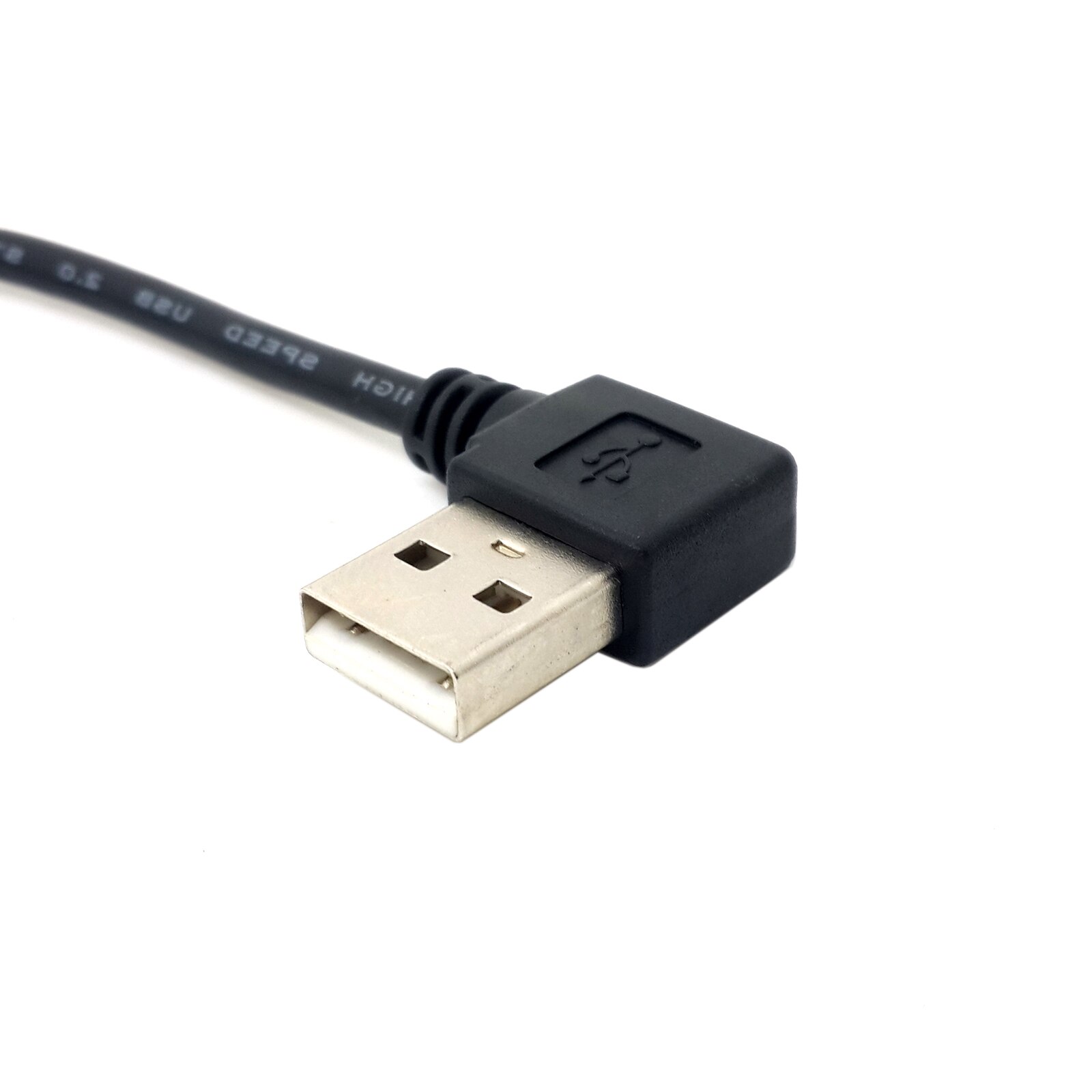 Zihan Right Angled USB 2.0 A Male B Angled Male Printer Scanner 90 Degree Cable 1M