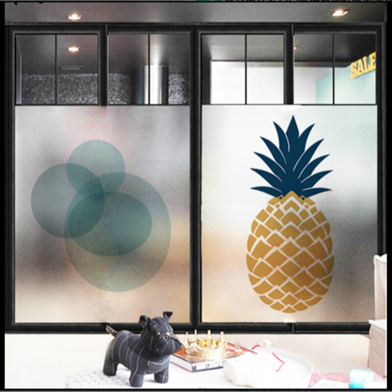Window Glass stickers Minimalist door glass matte stickers bedroom restaurant light opaque partition door glass film custom