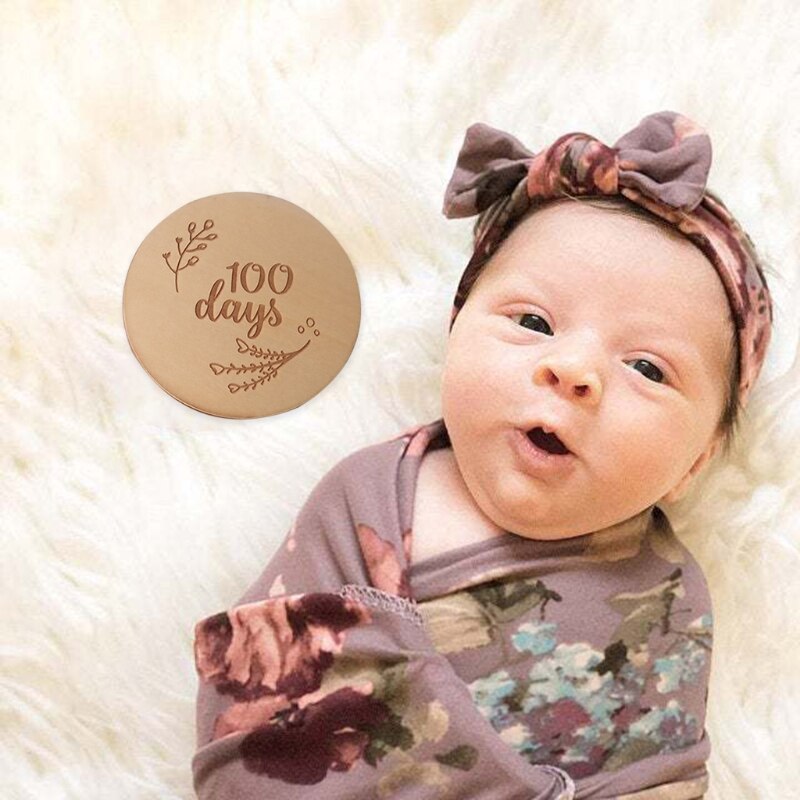 12/14/16 st baby milstolpe kort trä fira bebis födelse månatliga inspelningsskivor nyfödd dusch diy