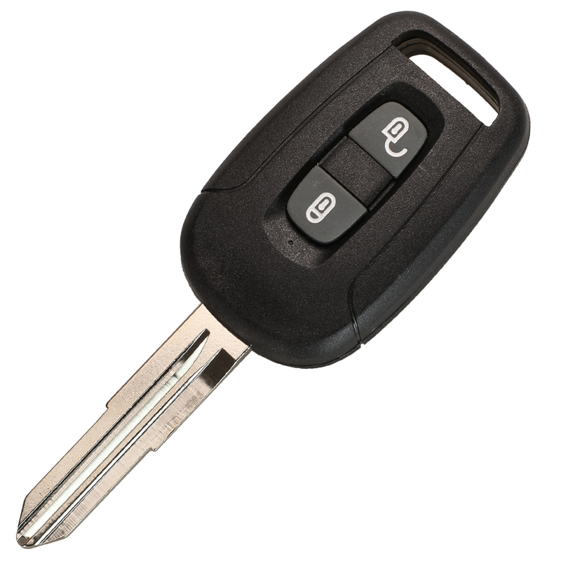 Jingyuqin-Coque de clé à distance intelligente pour Chevrolet Captiva, 2/3 boutons, porte-clés avec lame, remplacement de boîtier automatique: Black