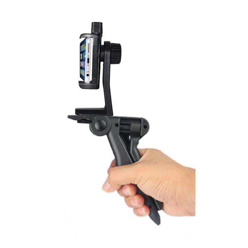 2 em 1 mini tripé de telefone & selfie vara portátil e ajustável suporte da câmera com bluetooth remoto e universal clipe para: Default Title