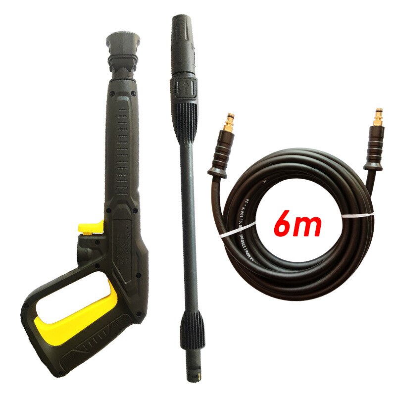 High Pressure Power Washer for Karcher K2~K7 Car Accessories Spray Nozzle Lance Turbo Fan Jet Rod 6M 10M Hose for Car Cleaning: Green