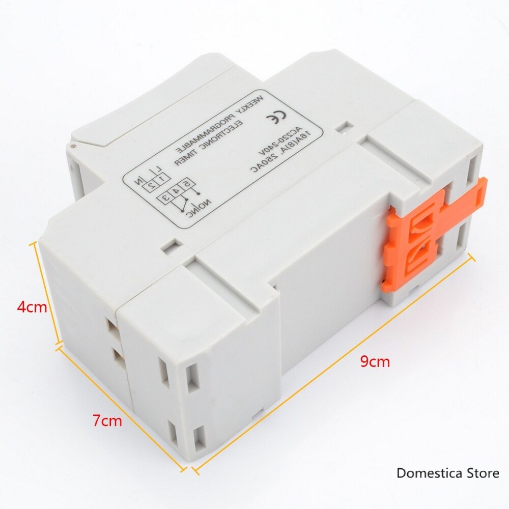 TM615-16A 220V Programmable Digital Timer Switch Relay Control Programmable Digital Industrial Time Switch Relay Timer