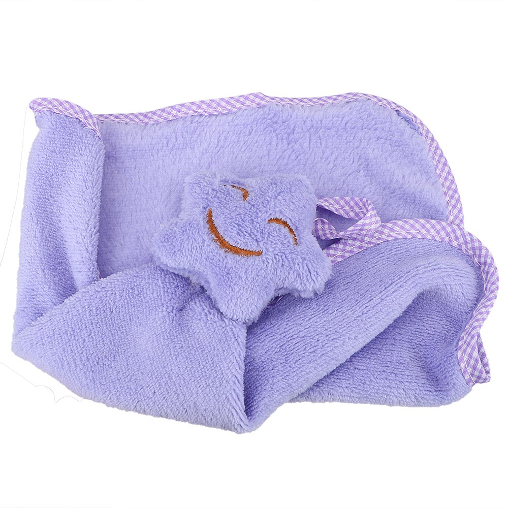 HOOMIN suspendus essuie-mains torchons corail velours mignon étoile cuisine tissu pas de peluches sourire visage Absorption d'eau