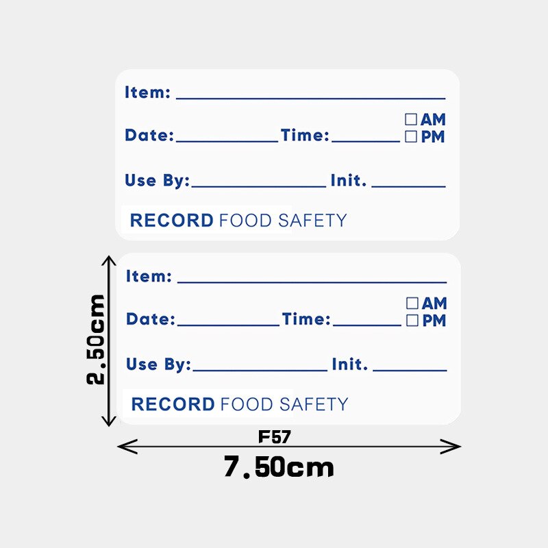 Freezer Number Sticker Stickers label 500 pcs/roll 2.5*7.5cm Kitchen Stic... – Vicedeal