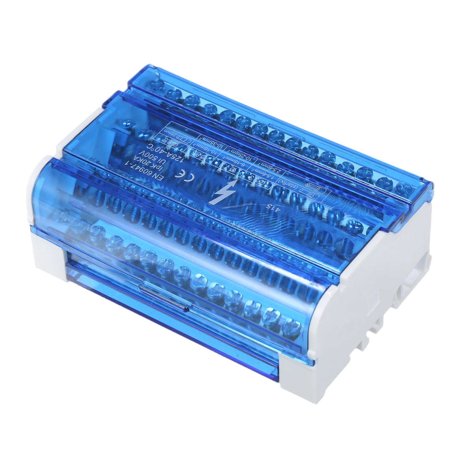 Terminal Distribution Box Connection Box Junction Box with Cover Din Rail Terminal Block Line-divider Wire Terminal Block