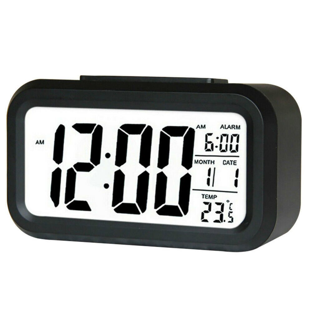 Silent Alarm Clock 5 Minutes Wake Up Clocks Silent Sweep Student Awaken Clock Bedroom Desktop Home Decoration Simple: Style B2