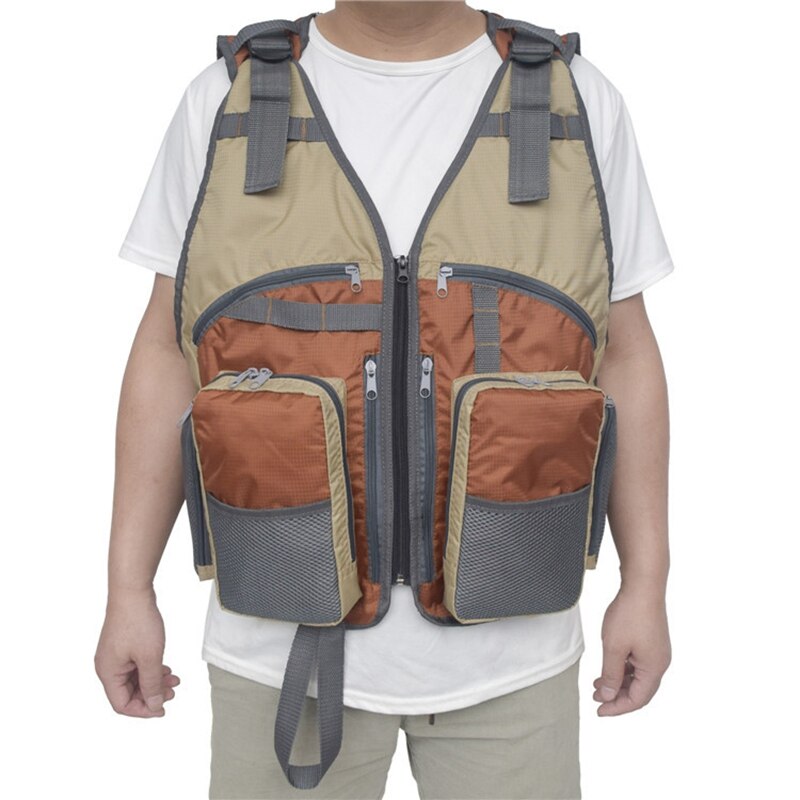 Multifunctional Fishing Vest Outdoor Sea Fishing Vest Outdoor Photography Director Vest Fly Fishing Vest Pack Adjustable