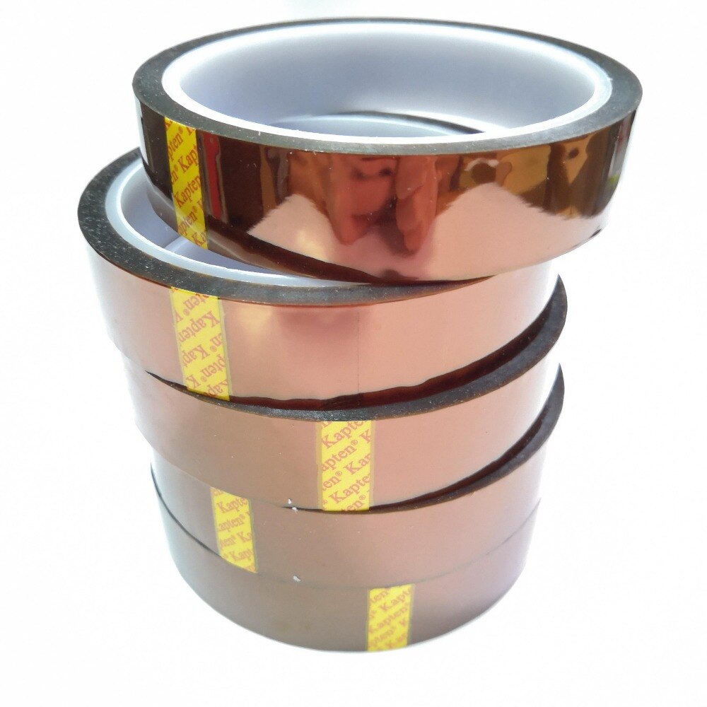 20mm width High Temperature Polyimide Silicone Tape 280'C Heat Resistant Insulation Polyimide Film Adhesive Tape