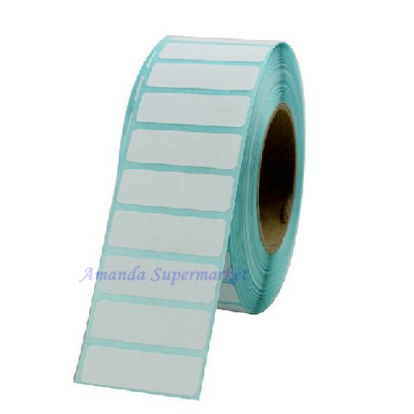 Sticker 45*8mm 2500 Pcs/Roll Thermal Label Sticker For Supermarket Label,Carton Label,Logistics Label Direct Print