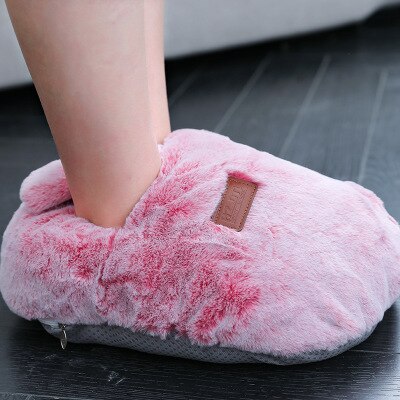 Chauffe-pieds électrique 12V, coussin chauffant pour l&#39;hiver, bottes chauffantes, Type de prise thermique, coussin chauffant pour femmes: Pink