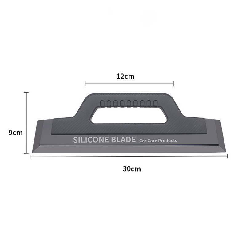Car Wash Wiper Glass Wiiper Seamless Windshield Handle Silicone Scraper Anti Slip Automotive Beauty Film Application Tools: Default Title