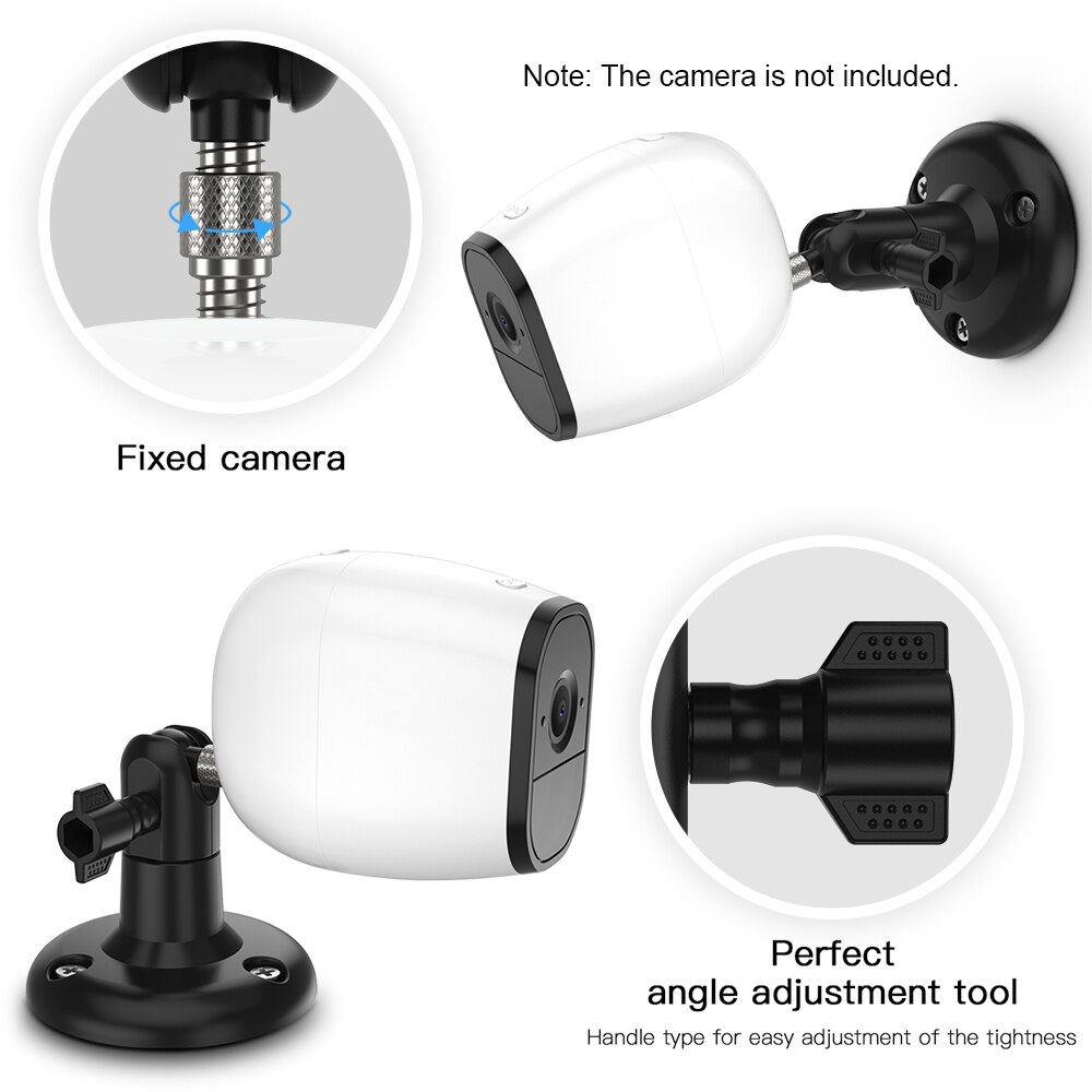 Ajustable de montaje en pared para ARLO/HD/ARLO PRO/ARLO PRO2/ARLO IR/ARLO ULTRA/WYZE CAM PAN Cámara soporte de montaje interior al aire libre