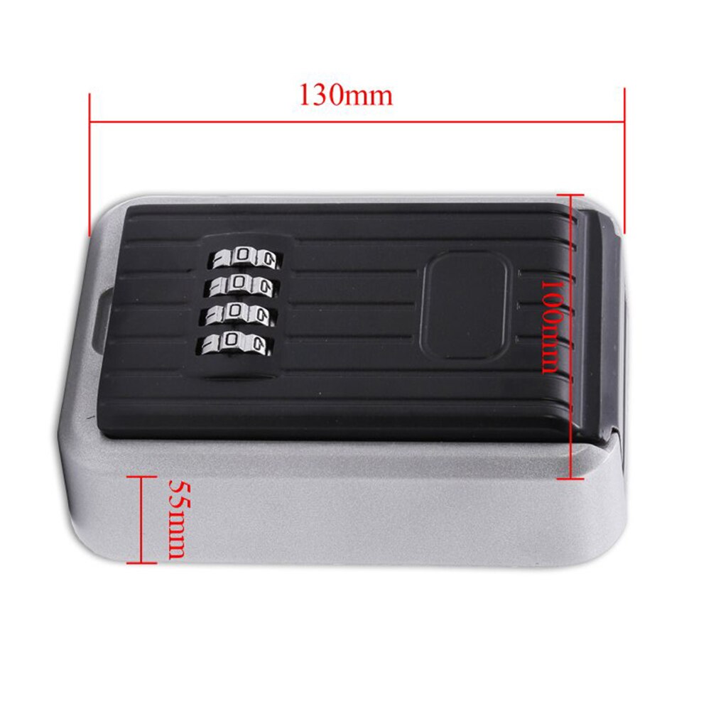 Key Lock Box with Waterproof Case Wall Mount Metal Password Box for Home Business Realtors @M23