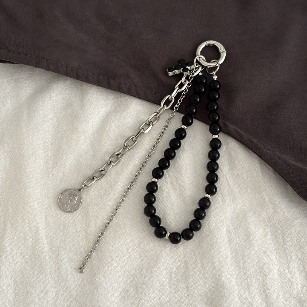 Moda metal pérola frisado chaveiro pêssego coração forma borla decoração saco de contas corrente pingente jóias saco acessórios: verde