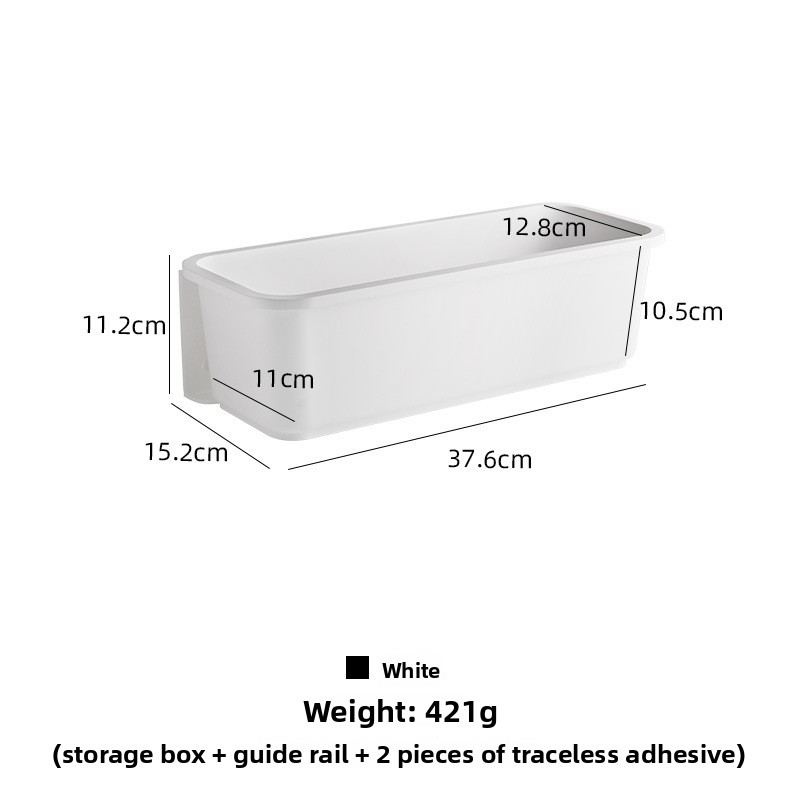 Kitchen Wall-mounted Under Sink Storage Rack Spice Bottle Holder Drawer Shelf Pull Out Cabinet Basket Organizer Bathroom Shelf: MULTI