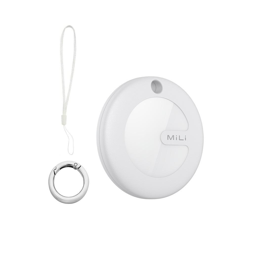 MiLi Smart Tracker Mitag Anti-Lost Device Elderly Kids Finder Bluetooth Locator Mobile Key Pet For Android Google Find My Device: black