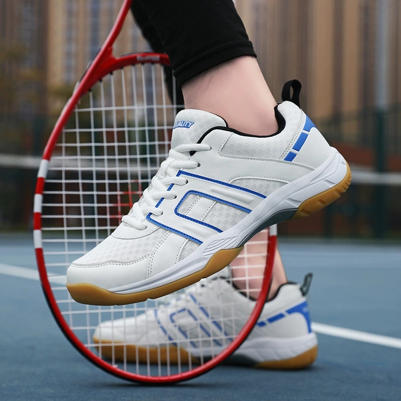 Badmintonschoenen voor dames en heren, lichtgewicht antislip indoorschoenen, pickleballschoenen, tafeltennisschoenen en volleybalschoenen.