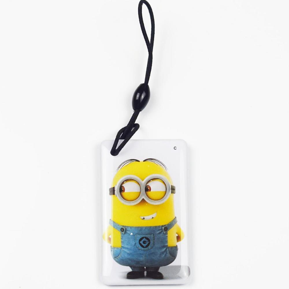 CUID Key Tag Android App MCT Modify UID Changeable NFC 1k s50 13.56MHz Epoxy card Block 0 Writable HF 14443A Keyfob: Coffe