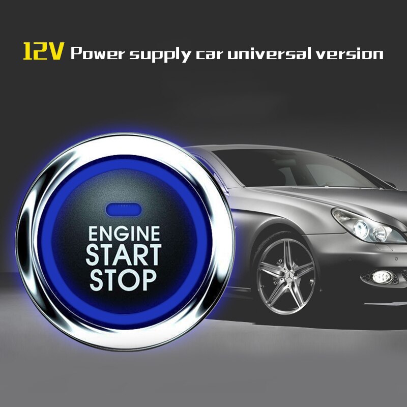Keyless Start Engine Remote Control Central Lock PKE System Entry Car Alarm With Autostart Button Start Automation Sensor Unlock