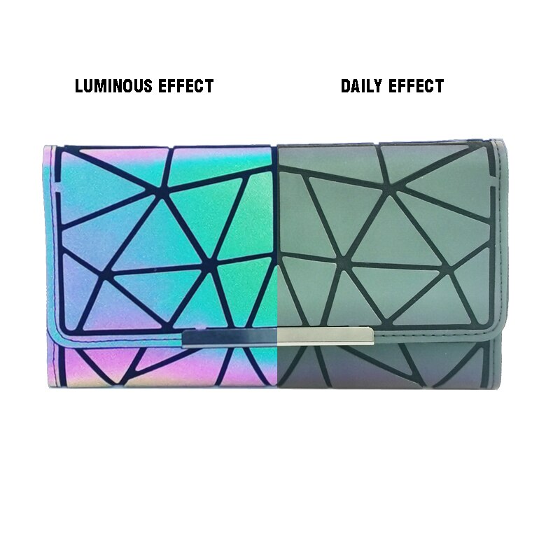 Pomysły na 2020 kobieta moda świetlny geometryczny plecak HOLOGRAM CROSSBODY torba zestaw BOSLA SAC A MAIN: folded purse