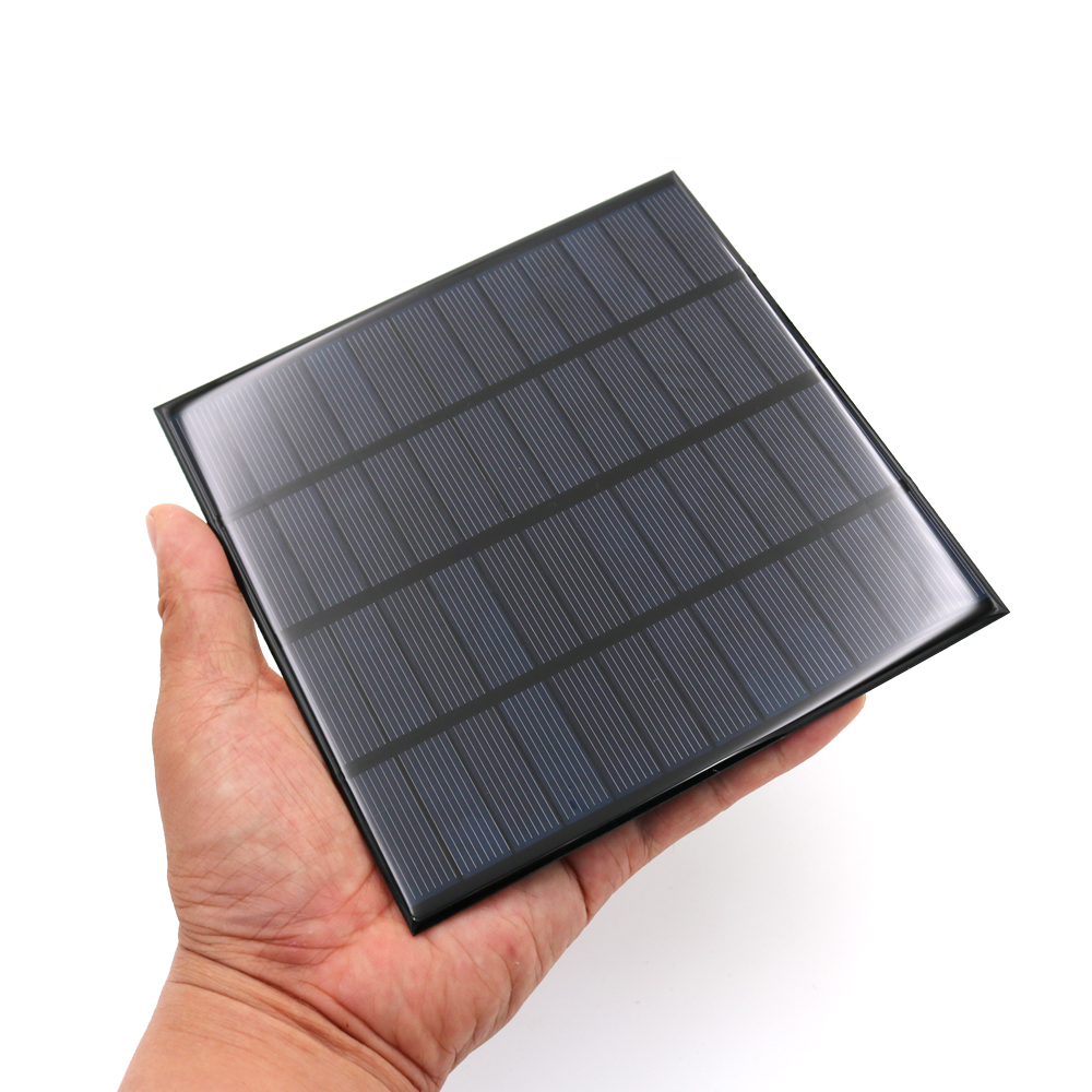Mini Panel Solar de 250mA, 12V, 3 W, 3 vatios, células solares, bricolaje para luz, teléfono móvil, juguetes, cargadores portátiles, Educación D I Y de