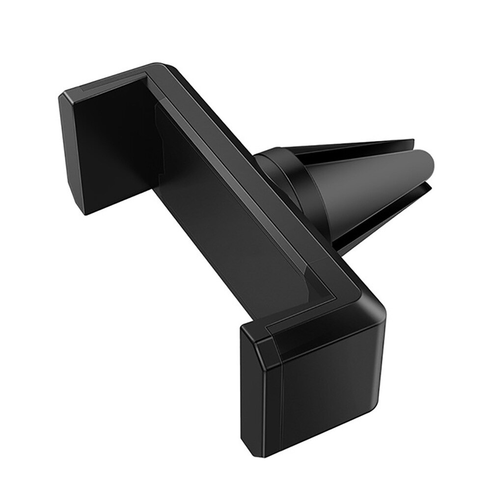 Universal biltelefon holder stativ lufthul monterings holder 360 degreen bil holder til telefon support 4-6 tommer stikkontakt: Sort