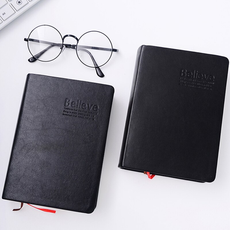 Retro Leather Notebook Thick Paper Bible Diary Book Notepad Blank Weekly Plan Writing Daily Notebooks Office School Supplies