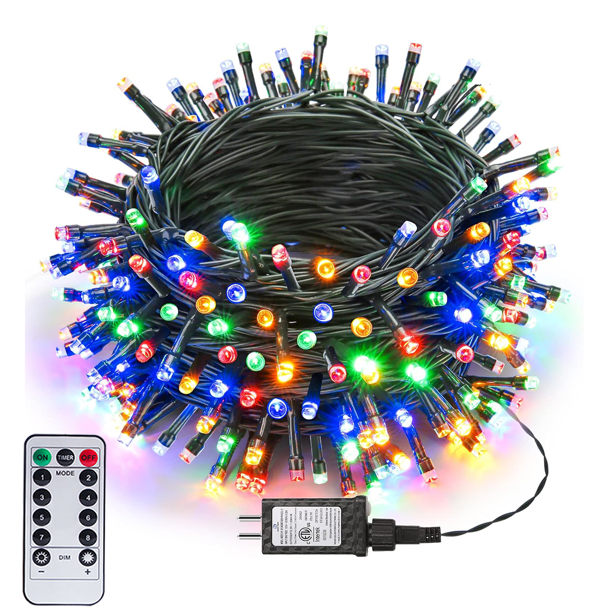 102m 800 led utendørs 220v led lyslenker julelys til girlander bryllupsfest hagelampe dekor: Foranderlig / Y / Uk plug