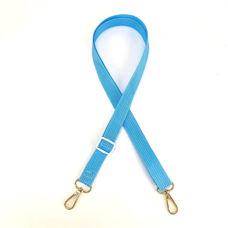 125Cm Lange Verstelbare Stof Tas Riem Handtas Riemen Voor Tassen Schouderriem Decoratieve Purse Strap Replcement Tas Accessoires: light blue