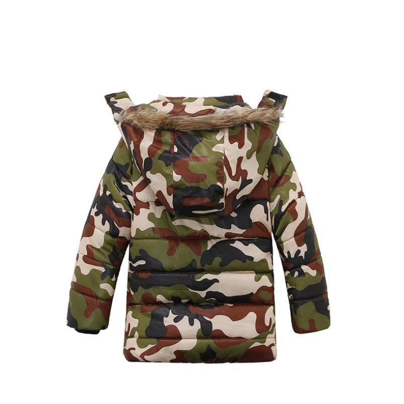 Boys camouflage Coats Winter Jacket Clothes Children Boy Coat Hooded Warm Jackets For Kids Outerwear