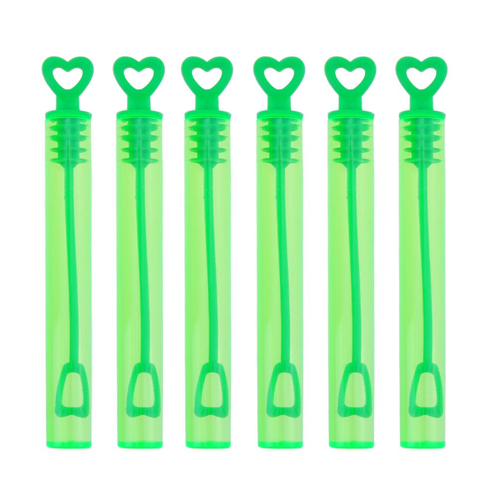 6 teile/los Herz Leere blasiert Seife Flaschen Hochzeit Geburtstag Party Dekoration freundlicher Spielzeug Blasen Hersteller freundlicher draussen blasiert