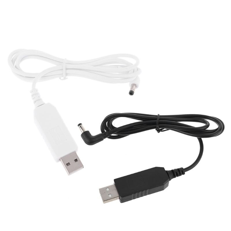 Universal 90 Degree USB 5V to 12V 4.0x1.7mm Power Supply Cable for Tmall Smart Bluetooth Speaker Echo Dot 3rd Router LED Strip