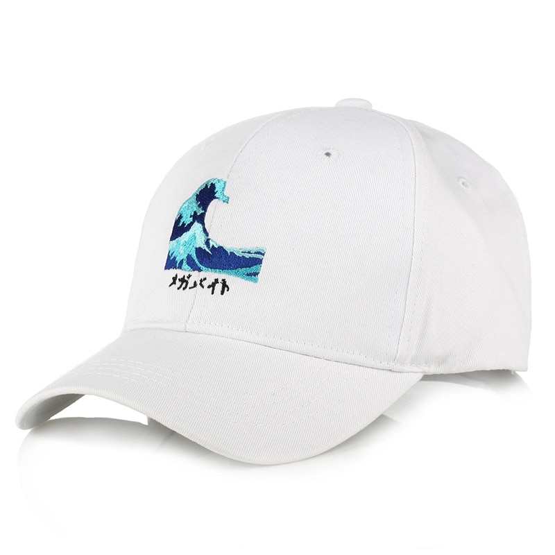 Unisex regolabile Japn Onda Del Mare Berretto da baseball del ricamo Cappelli di Cotone Katsushika Hokusai Caps Kanagawa navigare cappelli di snapback gorra