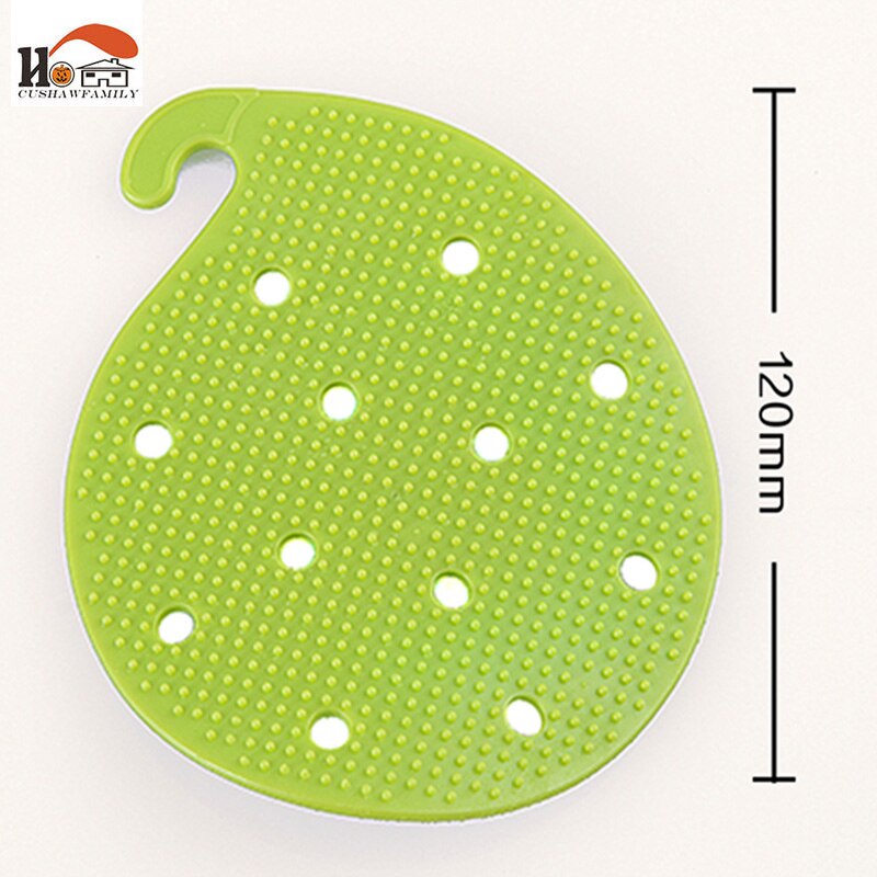 CUSHAWFAMILY Leuke Groente Borstel Siliconen Vruchten Reinigingsborstel Voor Aardappel Wortel Gember Schoonmaken Keuken gereedschap