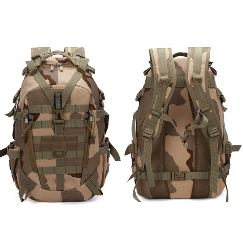 Canvas Camouflage Softback Backpack Large Hiking Climbing Backpacks For Men And Women Sports Bags Camping Travel Rucksack: style8