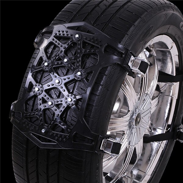 Cadenas de neumáticos antideslizantes para vehículos universales, llantas de barro neumático para invierno, cadena de neumáticos gruesos para automóvil, accesorios para automóvil antideslizantes